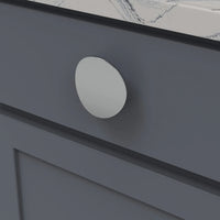 Vale Collection Knob 3'' diam Chrome Finish B076527-CH
