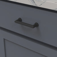Facette Collection Pull 3-3/4'' cc Matte Black Finish B076541-MB