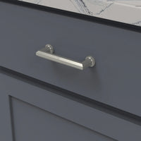 Facette Collection Pull 3-3/4'' cc Stainless Steel Finish B076541-SS