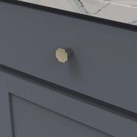 Monarch Collection Knob 1-1/8'' x 1-1/8'' Champagne Bronze Finish B076635-CBZ