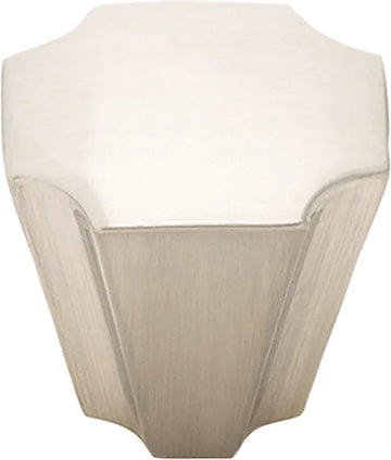 Monarch Collection Knob 1-1/8'' x 1-1/8'' Satin Nickel Finish B076635-SN