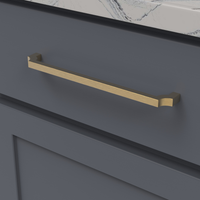 Monarch Collection Pull 8-13/16'' cc Brushed Golden Brass Finish B076645-BGB