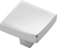 Flex Collection Knob 1-1/4'' Square Chrome Finish B076716-CH