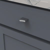 Flex Collection Knob 1-7/16'' x 9/16'' Chrome Finish B076717-CH