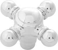Fuller Collection Knob 2-1/8'' x 2-1/8'' Chrome Finish B076809-CH