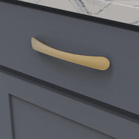 Vale Collection Pull 5-1/16'' cc Brushed Golden Brass Finish B076861-BGB