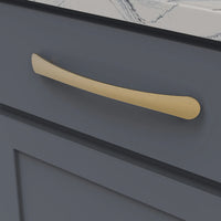 Vale Collection Pull 7-9/16'' cc Brushed Golden Brass Finish B076862-BGB