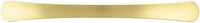 Vale Collection Pull 7-9/16'' cc Brushed Golden Brass Finish B076862-BGB