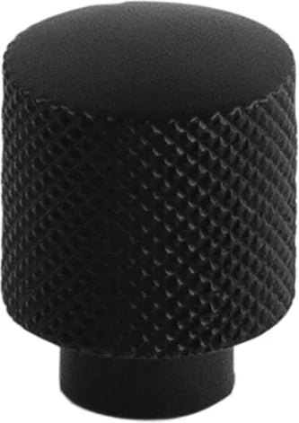 Verge Collection Knob 7/8'' diam Matte Black Finish B076864-MB
