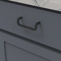 Verge Collection Pull 3-3/4'' cc Matte Black Finish B076871-MB