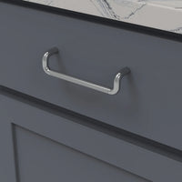 Verge Collection Pull 5-1/16'' cc Chrome Finish B076873-CH