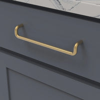 Verge Collection Pull 7-9/16'' cc Brushed Golden Brass Finish B076877-BGB