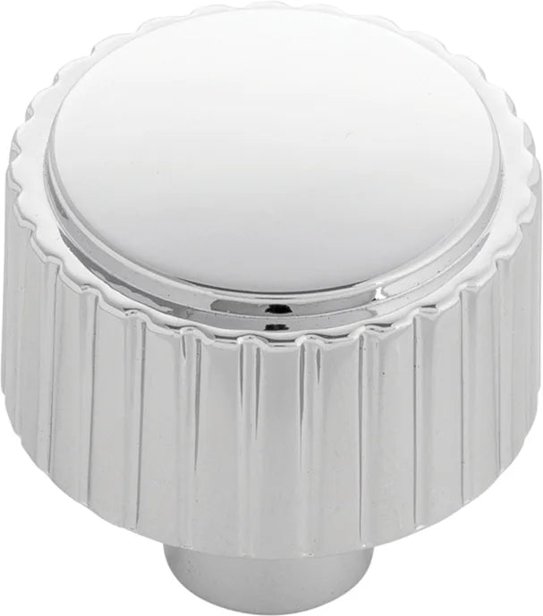 Sinclaire Collection Knob 1-1/4'' diam Chrome Finish B076883-CH