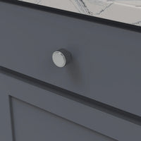 Sinclaire Collection Knob 1-1/4'' diam Chrome Finish B076883-CH