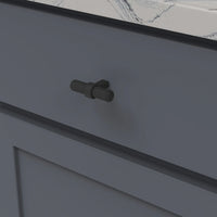 Sinclaire Collection T-Knob 2-3/8'' x 3/4'' Matte Black Finish B076886-MB