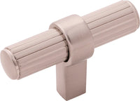 Sinclaire Collection T-Knob 2-3/8'' x 3/4'' Satin Nickel Finish B076886-SN