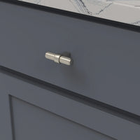 Sinclaire Collection T-Knob 2-3/8'' x 3/4'' Satin Nickel Finish B076886-SN