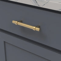 Sinclaire Collection Pull 3-3/4'' cc Brushed Golden Brass Finish B076888-BGB