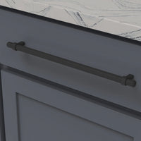 Sinclaire Collection Pull 12'' cc Matte Black Finish B076894-MB