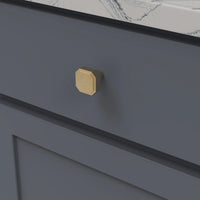Monroe Collection Knob 1-5/16'' x 1-5/16'' Brushed Golden Brass Finish B076895-BGB