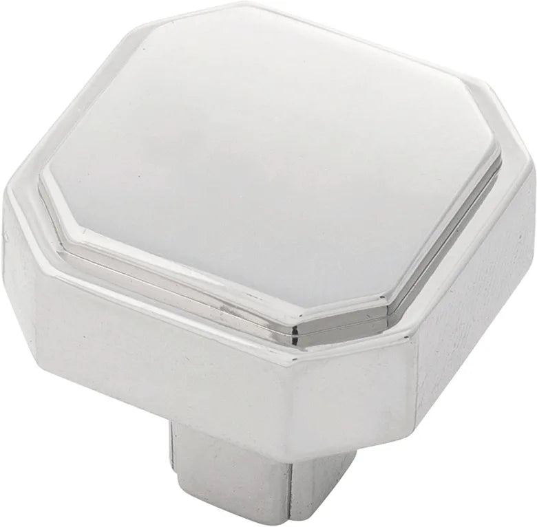 Monroe Collection Knob 1-5/16'' x 1-5/16'' Chrome Finish B076895-CH