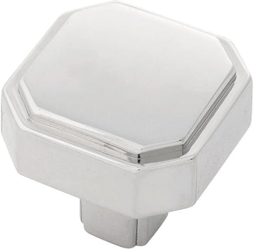 Monroe Collection Knob 1-5/16'' x 1-5/16'' Chrome Finish B076895-CH