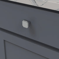 Monroe Collection Knob 1-5/16'' x 1-5/16'' Chrome Finish B076895-CH