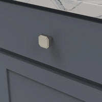 Monroe Collection Knob 1-5/16'' x 1-5/16'' Satin Nickel Finish B076895-SN