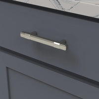 Monroe Collection Pull 3-3/4'' cc Polished Nickel Finish B076899-14
