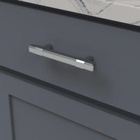 Monroe Collection Pull 3-3/4'' cc Chrome Finish B076899-CH