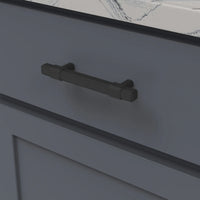 Monroe Collection Pull 3-3/4'' cc Matte Black Finish B076899-MB