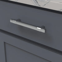 Monroe Collection Pull 5-1/16'' cc Chrome Finish B076900-CH