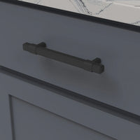 Monroe Collection Pull 5-1/16'' cc Matte Black Finish B076900-MB