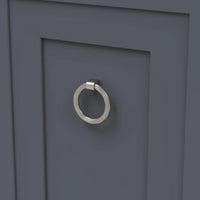 Bijou Sybil Collection Ring Pull 2-7/8'' x 2-3/4'' Satin Nickel Finish B076986-SN