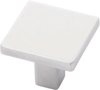 Emerge Collection Knob 1-5/16'' Square Polished Nickel Finish B077034-14