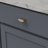 Emerge Collection Knob 1-1/4'' cc Brushed Golden Brass Finish B077046-BGB