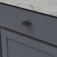 Emerge Collection Knob 1-1/4'' cc Matte Black Finish B077046-MB