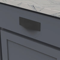 Emerge Collection Cup Pull 3-3/4'' cc Matte Black Finish B077047-MB