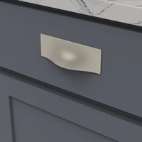 Emerge Collection Cup Pull 3-3/4'' cc Satin Nickel Finish B077047-SN