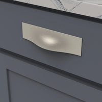 Emerge Collection Cup Pull 5-1/16'' cc Satin Nickel Finish B077048-SN
