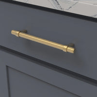 Sinclaire Collection Pull 6-5/16'' cc Brushed Golden Brass Finish B077051-BGB