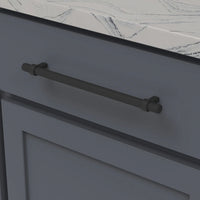 Sinclaire Collection Pull 8-13/16'' cc Matte Black Finish B077053-MB