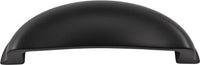 Fuller Collection Cup Pull 3-3/4'' cc Matte Black Finish B077090-MB