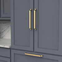 Monarch Collection Appliance Pull 12'' cc Brushed Golden Brass Finish B077280-BGB