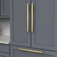 Channel Collection Appliance Pull 18'' cc Brushed Golden Brass Finish B077286-BGB
