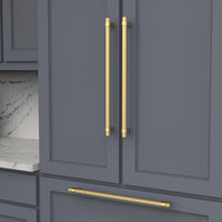 Sinclaire Collection Appliance Pull 18'' cc Brushed Golden Brass Finish B077288-BGB