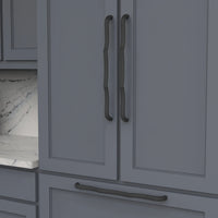 Trellis Collection Appliance Pull 18'' cc Matte Black Finish B077290-MB