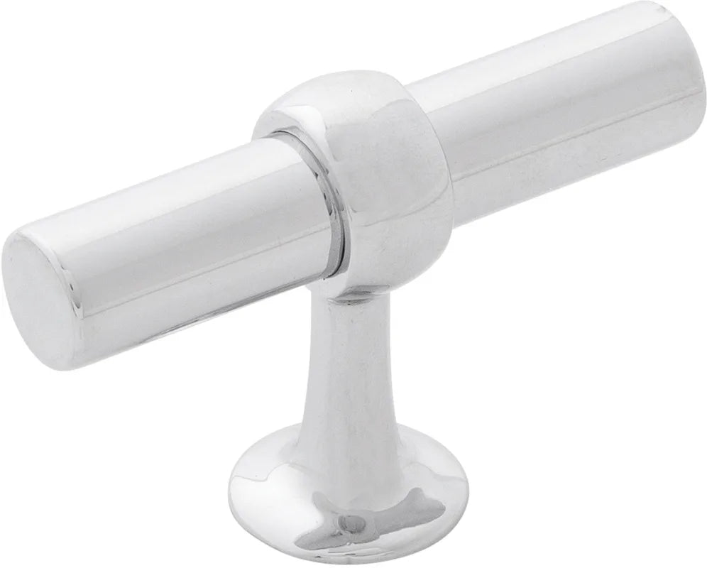 Ostia Collection T-Knob 2-1/2'' X 13/16'' Chrome Finish B077328-CH
