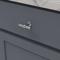 Ostia Collection T-Knob 2-1/2'' X 13/16'' Chrome Finish B077328-CH