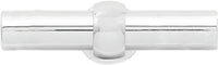Fuse Collection Pull 8-13/16'' cc Brushed Golden Brass with Walnut Finish B076623WN-BGB